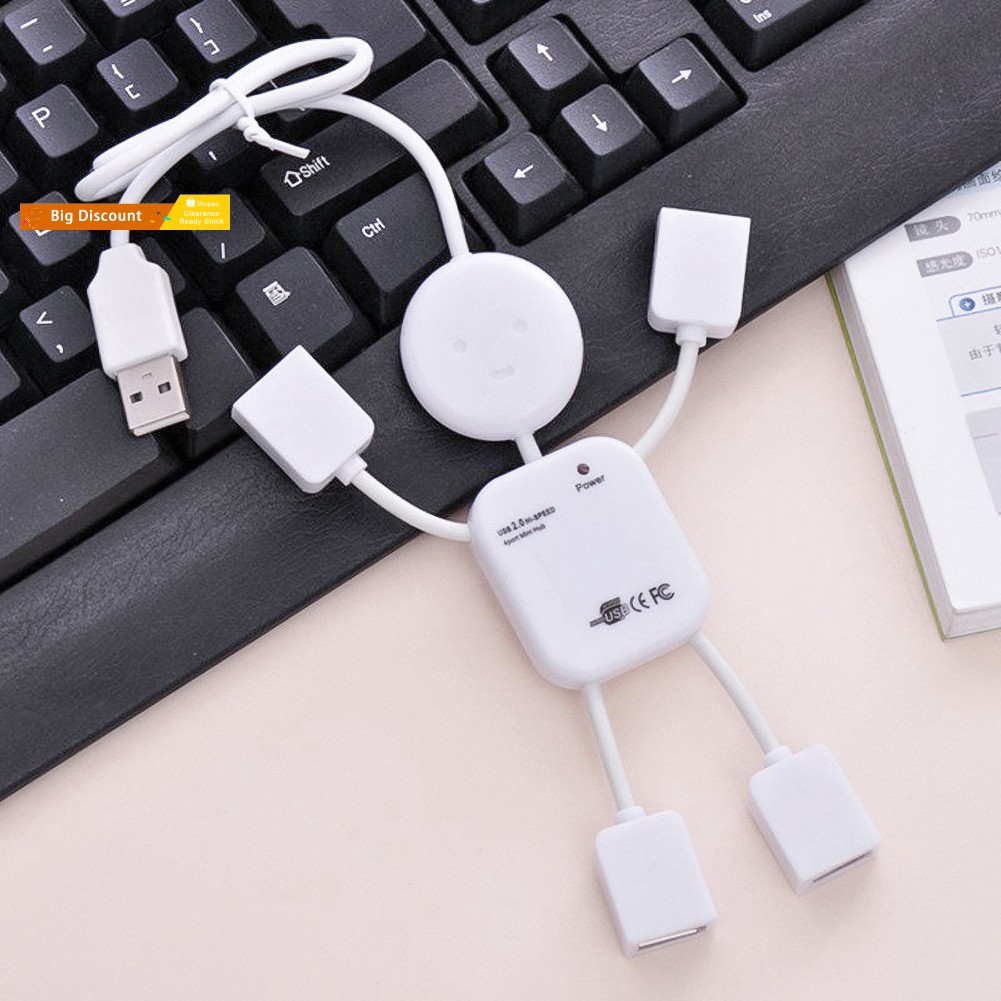 Bộ Chia 4 Cổng Usb 2.0 480mbps Pc Laptop Computer