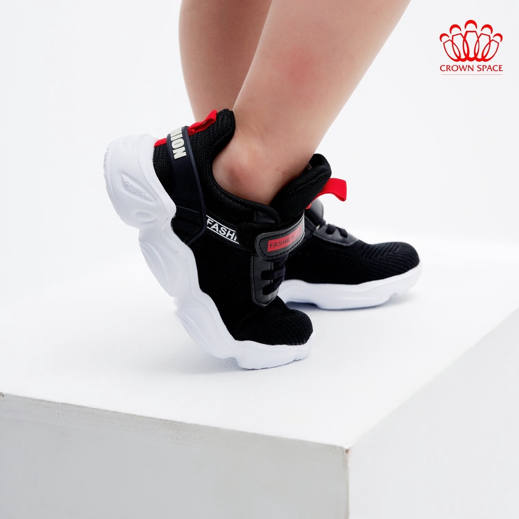Giày Thể Thao Sneaker Trẻ Em Cao Cấp Chính Hãng Crown Space Dành Cho Bé Trai Bé Gái Đi Chơi Đi Học Cruk8057 Size 31-37