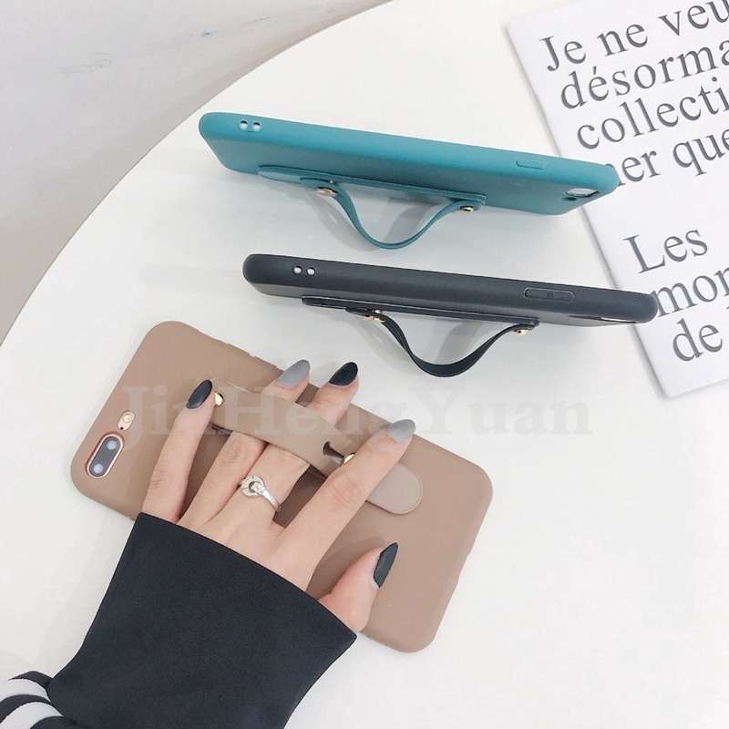 Ốp điện thoại mềm có vòng đeo tay cho iPhone 6 6S 7 8 Plus X Xs XR XsMax 11 promax