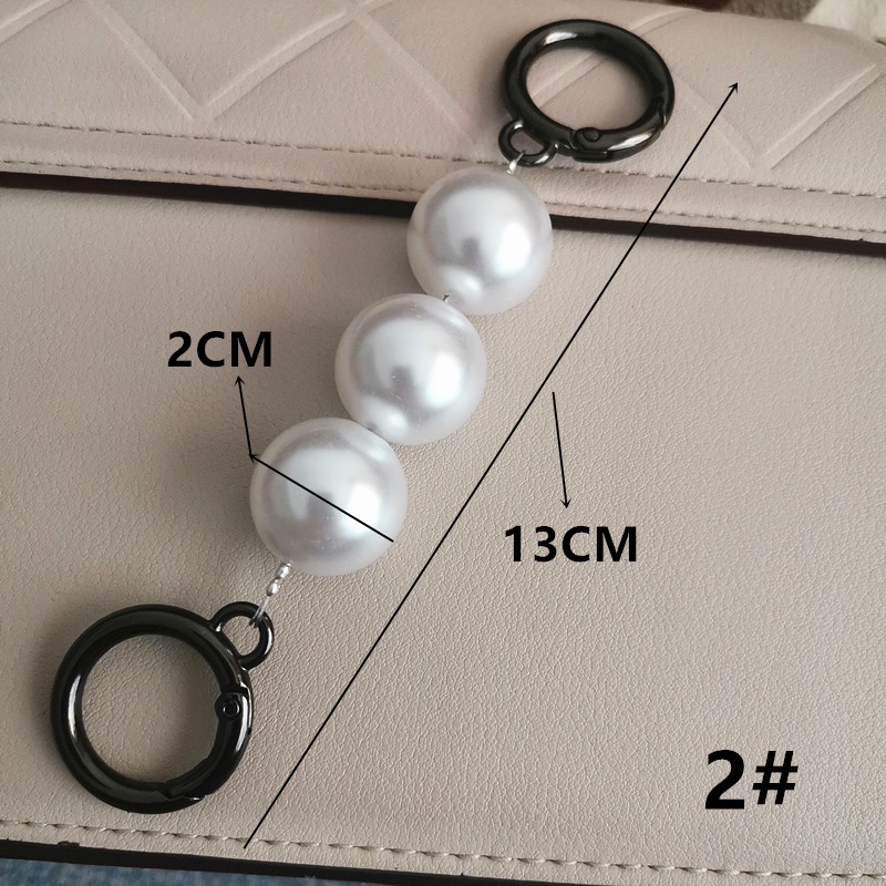 Dây Xích Ngọc Trai Giả Nối Dài Túi Đeo Vai Tiện Dụng