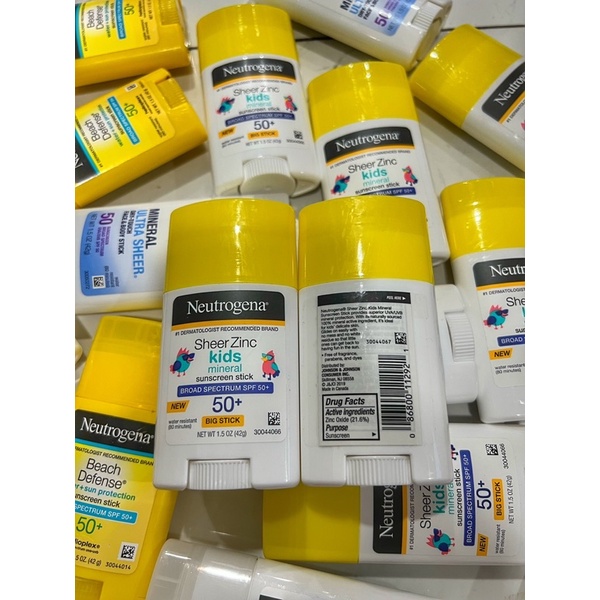 Sáp Chống Nắng Trẻ Em Dạng Lăn Neutrogena Sheer Zinc Kids Mineral Sunscreen Stick SPF50+