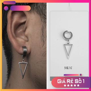 Khuyên tai không bấm_ Khuyên tam giác