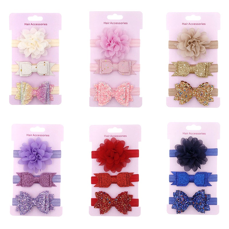 Bộ 3 Băng Đô Cài Tóc Cho Bé