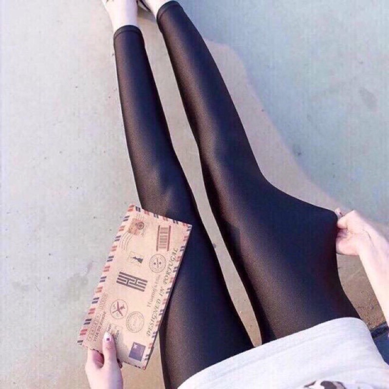 { CÓ sz XL} Quần legging ánh nhũ bì thư dài