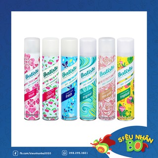 Dầu Gội Khô Batiste Dry Shampoo 200ml