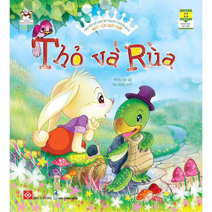 SÁCH - Truyện kể cho bé trước giờ đi ngủ - Ngày xửa ngày xưa - Thỏ và Rùa