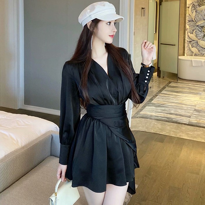 Đầm tiểu thư dạo phố dự tiệc xoè Ulzzang | BigBuy360 - bigbuy360.vn