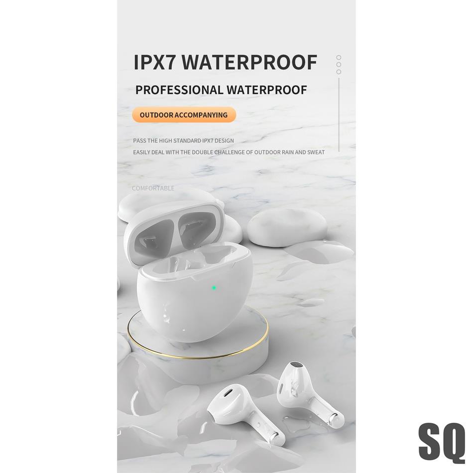 Tai Nghe Không Dây Pro 6 TWS Bluetooth 5.1 Có Mic Điều Khiển Cảm Ứng
