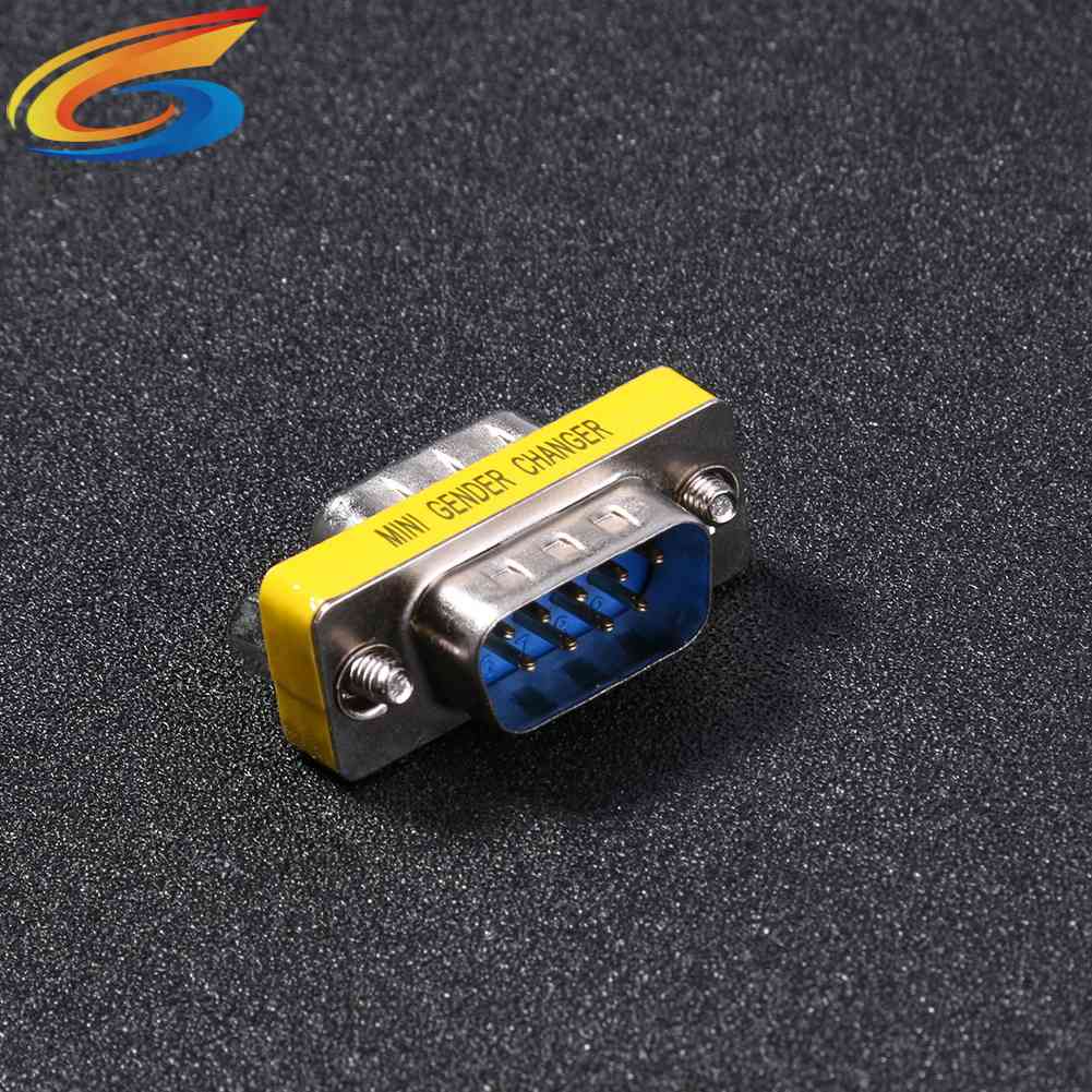 Set 2 Đầu Nối Chuyển Đổi DB9 Male Sang Male RS232