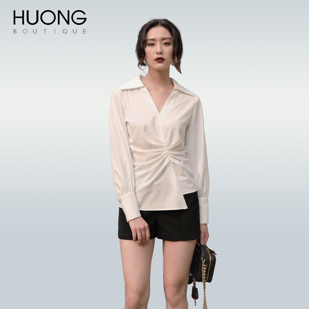 Quần short đen truyền thống nữ HUONG BOUTIQUE HBQS1