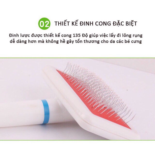 Phụ Kiện Cho Mèo, Lược Chải Lông Mèo
