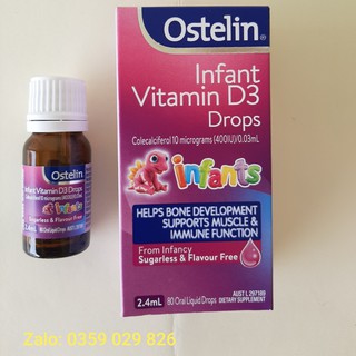 Vitamin D3 Ostelin Úc 2.4ml (dạng giọt)