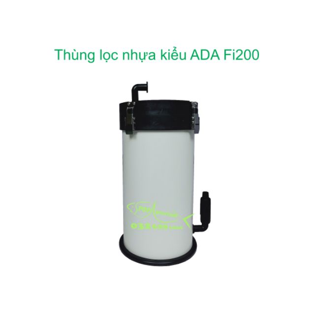 Thùng lọc nhựa kiểu ADA cho bể cá cảnh
