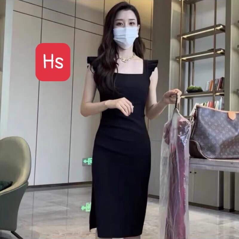 Váy 2 dây bèo vai HS6