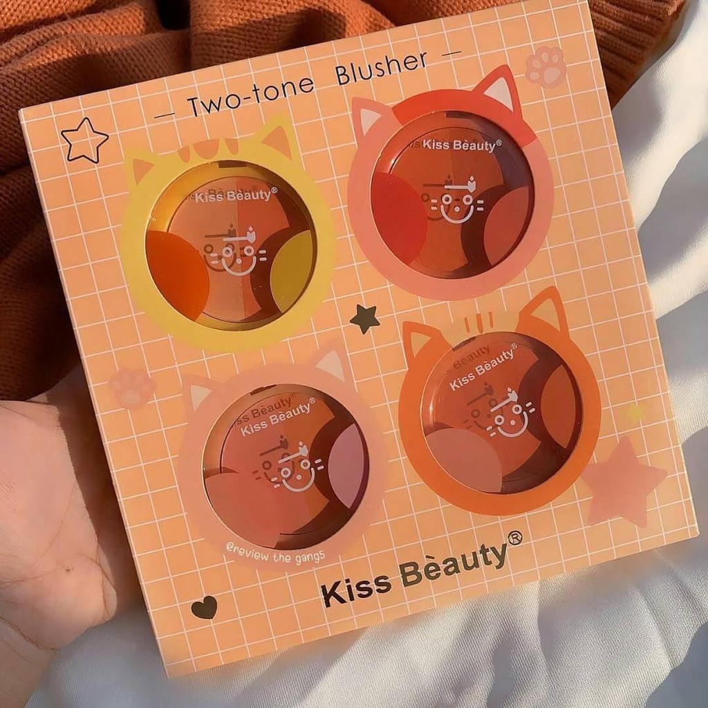 [ GIÁ SỈ ] Phấn Má Hồng 2 Tone Màu Hot Kiss Beauty Two-Tone Blusher | BigBuy360 - bigbuy360.vn