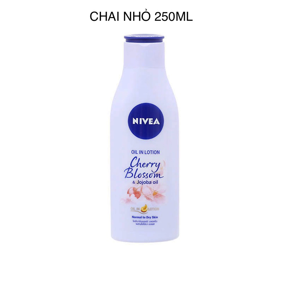 [CHÍNH HÃNG] Sữa Dưỡng Thể Hương Hoa Anh Đào Nivea Cherry Blossom 400ml, thẩm thấu sâu và nhanh, nhiều dưỡng và thơm nhẹ