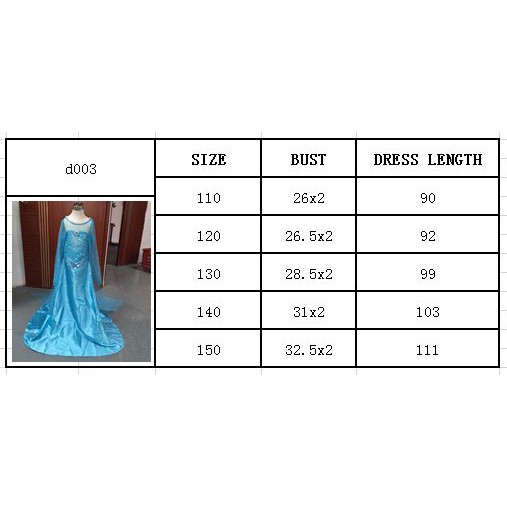 Đầm NNJXD hóa trang công chúa Elsa phù hợp cho các bé gái vào dịp giáng sinh