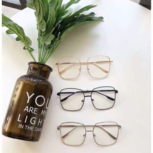 [CỰC SHOCK] MẮT KÍNH THỜI TRANG HOT GIRL GIẢ CẬN FORM VUÔNG CHỐNG CHÓI CỰC ĐẸP | BigBuy360 - bigbuy360.vn