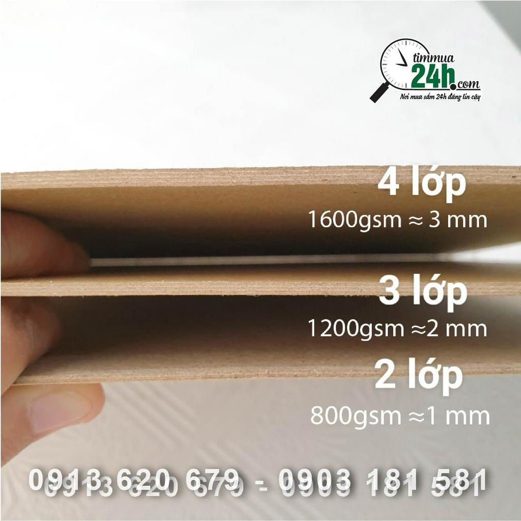 Combo 5 - 10 tấm carton lạnh, 2 lớp] carton làm bìa sổ, mô hình, đồ handmade