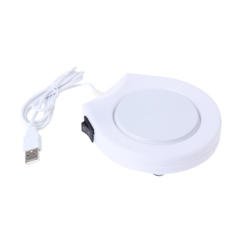 Đế giữ ấm ly uống nước bằng điện cổng gắn USB thích hợp cho văn phòng và sử dụng tại nhà