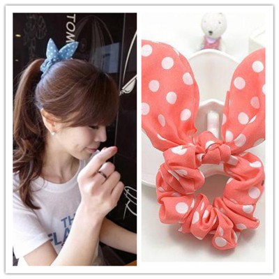 Combo 2 Buộc tóc Tai Thỏ nhiều màu - Hưng Long PC