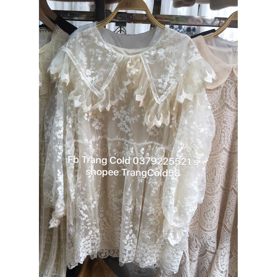 Váy babydoll ren 2 lớp (Ảnh thật shop tự chụp)