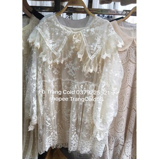 Váy babydoll ren 2 lớp