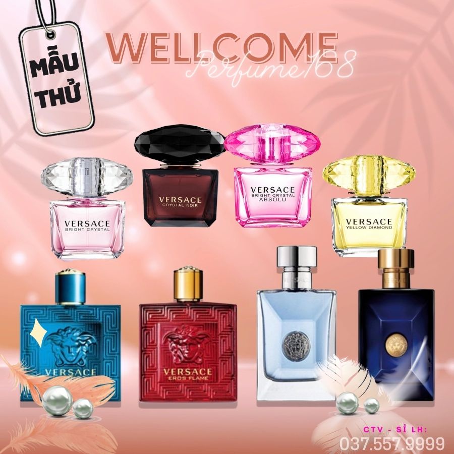 Nước Hoa Versace Bright Absolu 10ML, Versace Noir 10ML, Nước Hoa Nữ Chính hãng - NAM PERFUME