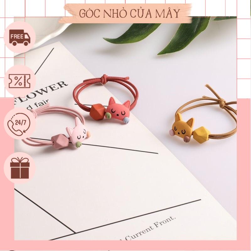 Dây buộc tóc cao su hình con cáo nhỏ phong cách Hàn Quốc GNCM