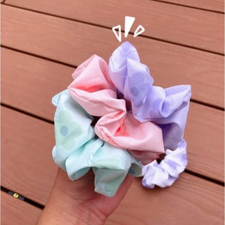 Cột tóc scrunchies pastel