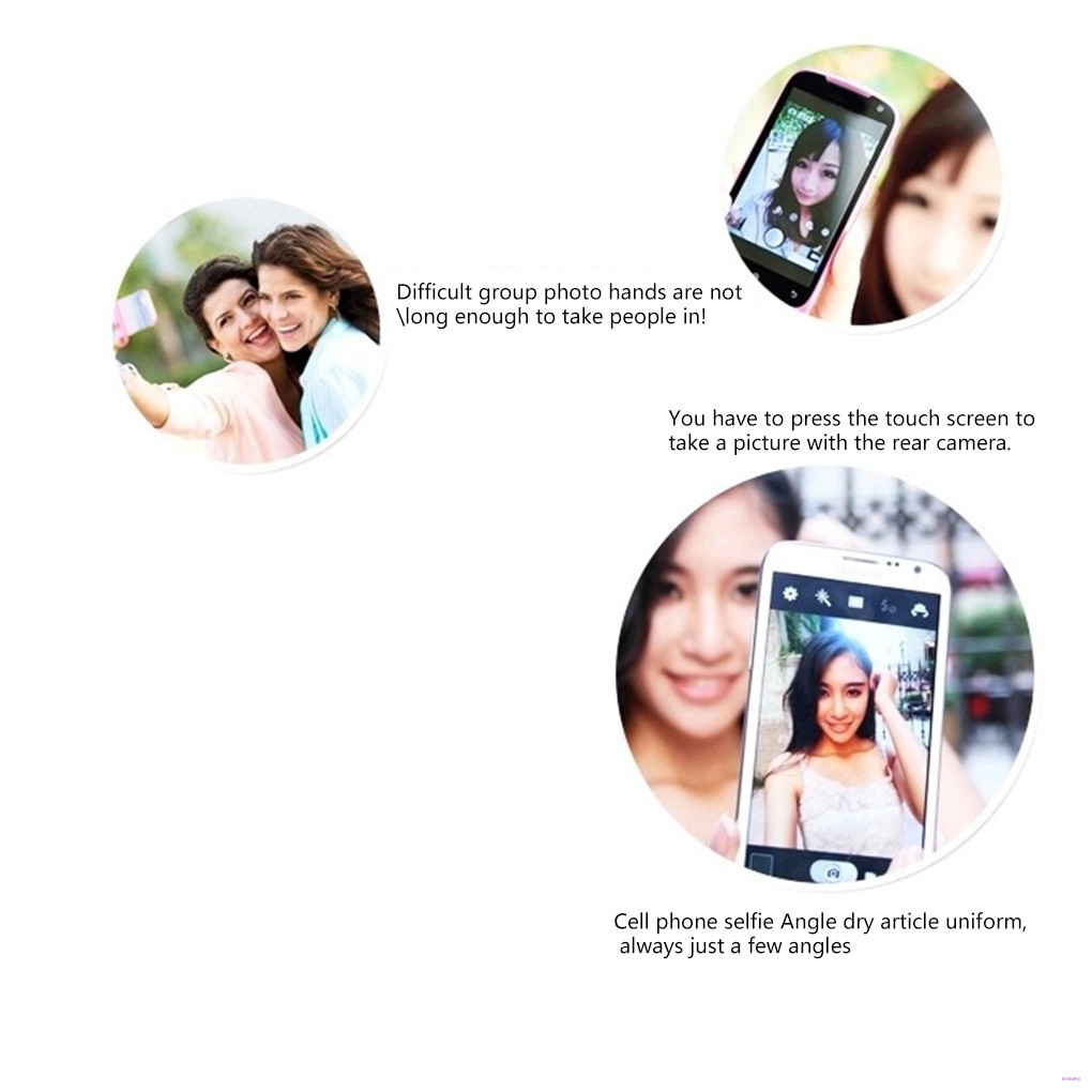 Điều khiển từ xa không dây Bluetooth tự hẹn giờ chụp ảnh selfie cho điện thoại thông minh