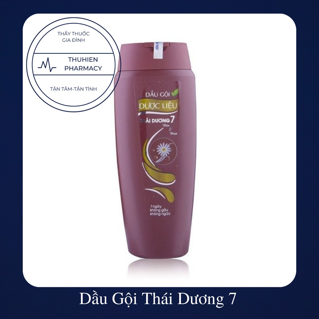 [Hàng chính hãng] DẦU GỘI THÁI DƯƠNG 7 - bảy ngày không gàu không ngứa (chai 200ml)