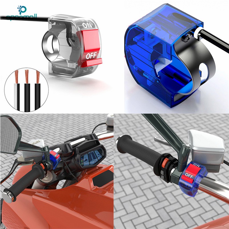 Công tắc bật / tắt đèn gắn tay lái xe máy