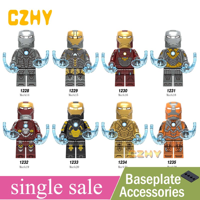 Bộ Sưu Tập Mô Hình Nhân Vật Siêu Anh Hùng Iron man X0254