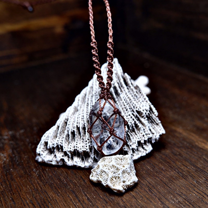 NECKLAKE MACRAMÉ  Vòng cổ thắt dây, handmade, dây chuyền thủ công