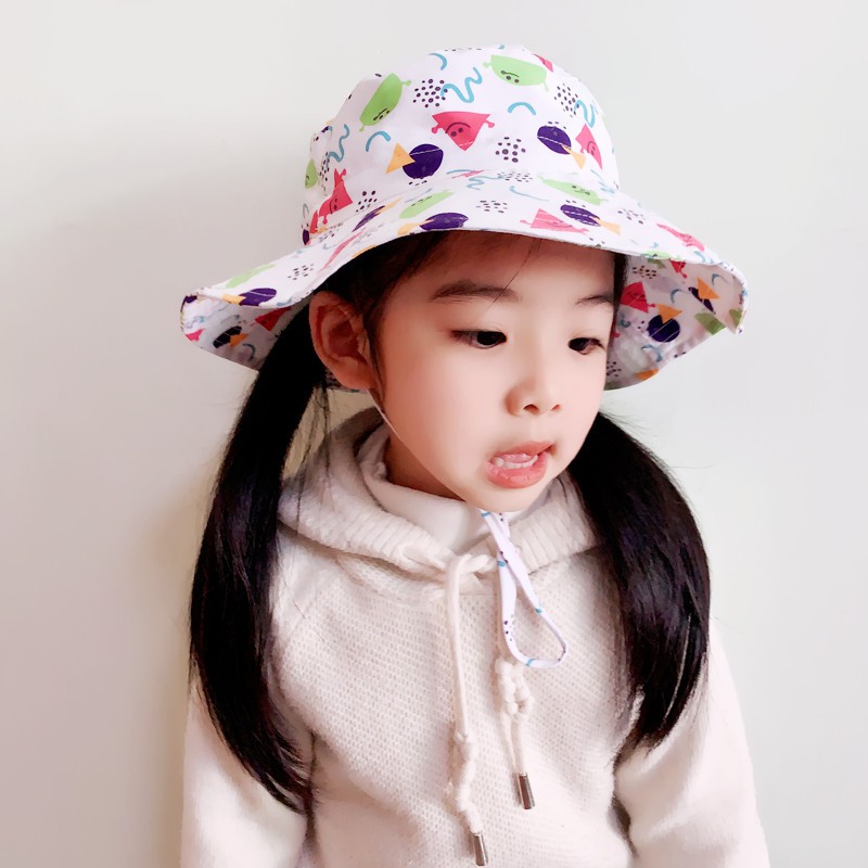 Nón Bucket Rộng Vành Cho Bé Trai Và Bé Gái