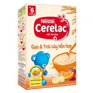 Bột ăn dặm Nestle Cerelac các vị