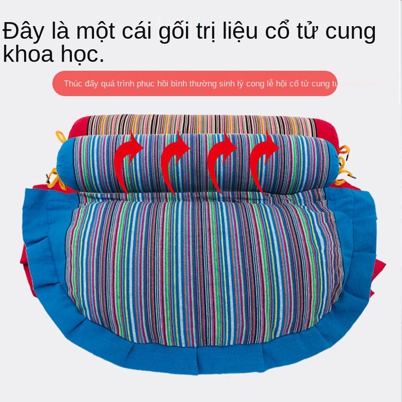 Gối kê cổ chuyên dụng chườm nóng chữa cột sống thuốc bắc