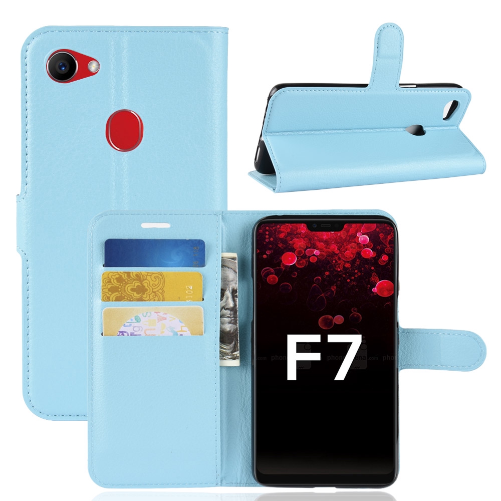 Bao da điện thoại màu trơn thiết kế thời trang và tiện dụng cho OPPO F7 | BigBuy360 - bigbuy360.vn