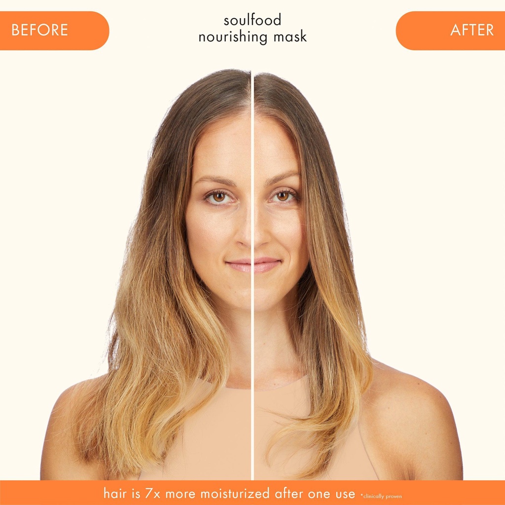 Mặt nạ dưỡng ẩm mềm tóc và phục hồi tóc amika Soulfood Nourishing Hair Mask