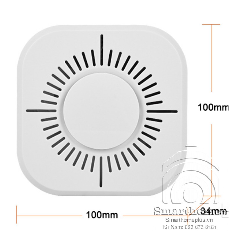 Cảm Biến Báo Khói Không Dây Phát Sóng RF 433Mhz SHP-SD06 - [SMHP]