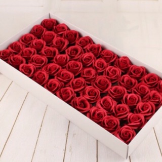 Hộp hoa hồng sáp thơm giá rẻ 4 lớp 1 hộp 50 đầu bông