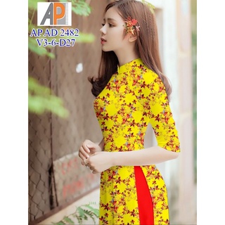 vải áo dài hoa nhí