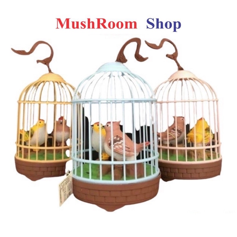 Đồ Chơi Lồng Chim Hót Chào Khách Có Đèn Vui Nhộn