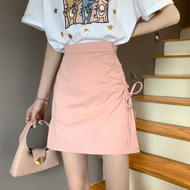 Váy Ngắn Chữ A Lưng Cao Kiểu Hàn Quốc | BigBuy360 - bigbuy360.vn