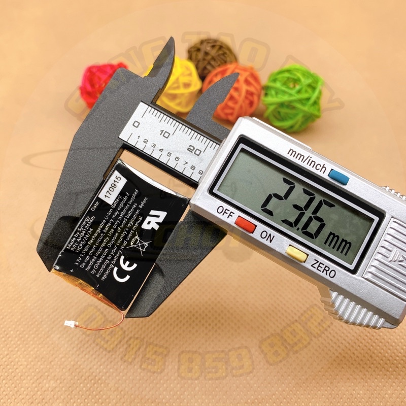 Pin Lithium 412434 3.7V 300mAh 1.1Wh chất lượng cao, có mạch bảo vệ