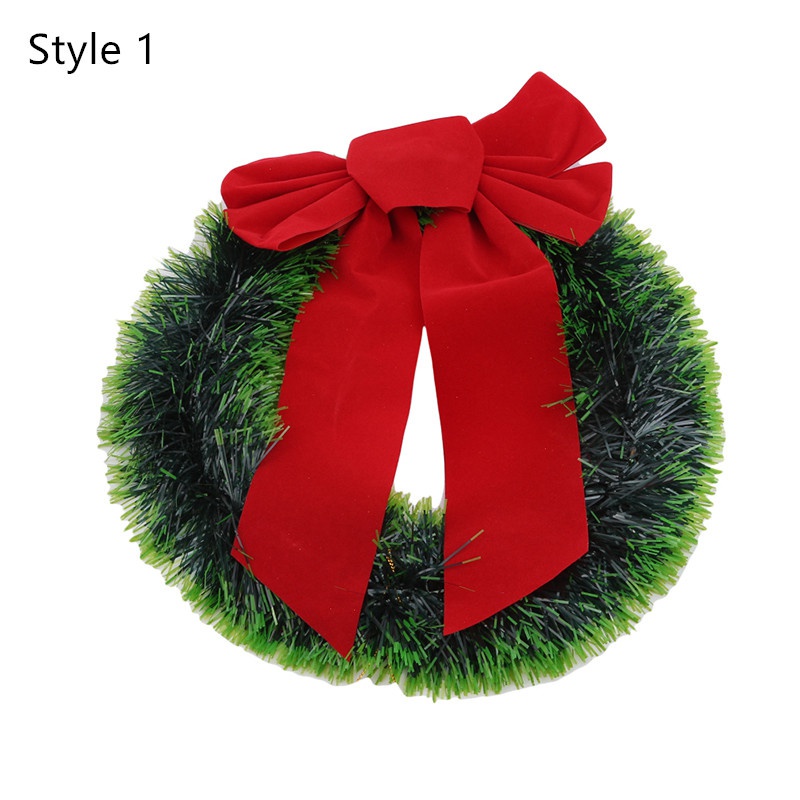 Christmas Wreath Decorations Artificial Dried Flowers Hanging Decorations Door Hotel Shopping Mall Window Hanging Decor