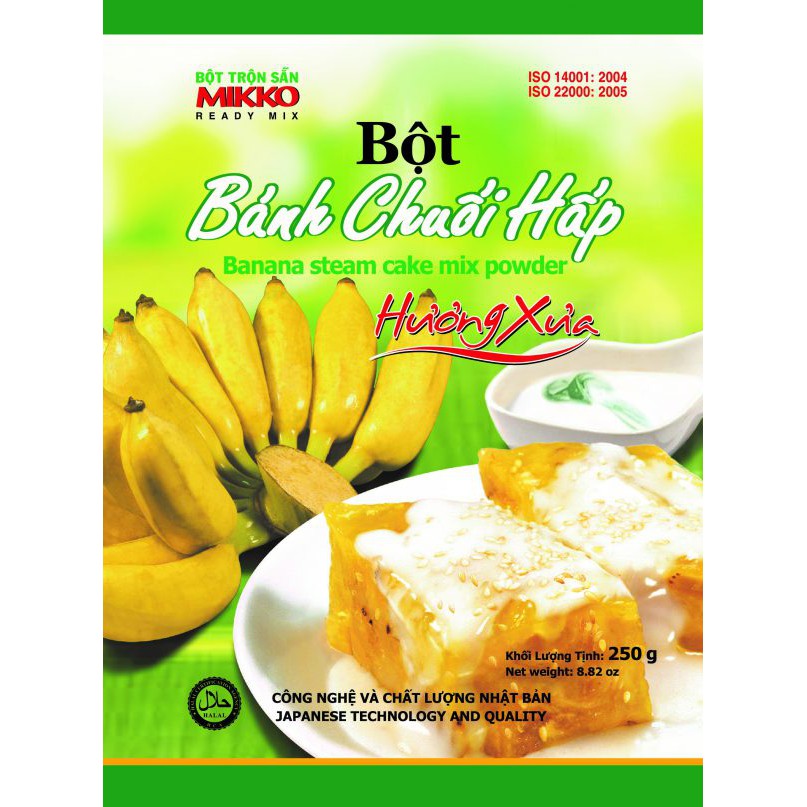 Bột bánh chuối hấp 250gr - MIKKO HƯƠNG XƯA