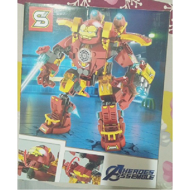 Xếp hình lắp ráp lego Robot Iron Man- Bộ giáp Hulkbuster phiên bản Ultron của Người Sắt Mã SY1340