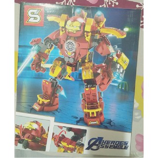 Xếp hình lắp ráp lego Robot Iron Man- Bộ giáp Hulkbuster phiên bản Ultron của Người Sắt Mã SY1340